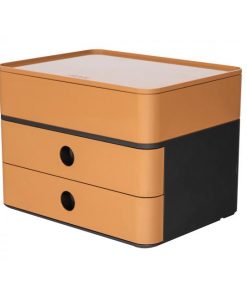 Zásuvkový box ALLISON karamelovo hnedý