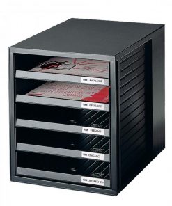 Zásuvkový box Cabinet čierny