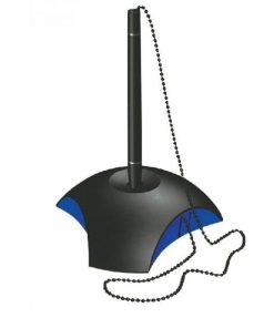 Pero so stojanom HAN Delta čierno-modrý