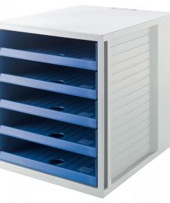 Zásuvkový box Cabinet KARMA eko-modrý