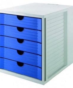 Zásuvkový box System KARMA eko-modrý