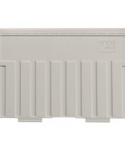 Plastové oddeľovače A5 do kartotéky HAN 955 sivé 5ks