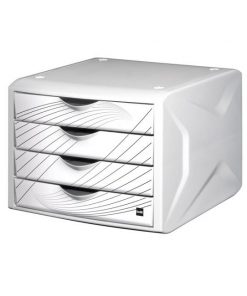 Zásuvkový box Chameleon white queen