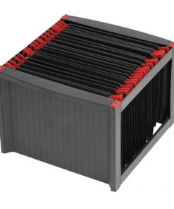 Zásobník na závesné obaly Helit čierny