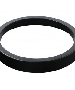 Obruč na plastový kôš Helit Linear čierna