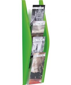 Prezentačný stojan Helit 4x1/3A4 zelený