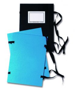 Spisové dosky A4 s etiketou HIT OFFICE čierne