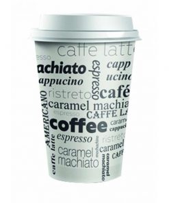 Plastové viečko biele 62 mm ’Coffee to go’ 100ks