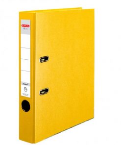Zakladač pákový Herlitz Q.file 5cm žltý