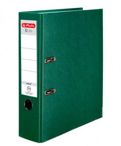 Zakladač pákový Herlitz Q.file 8cm zelený