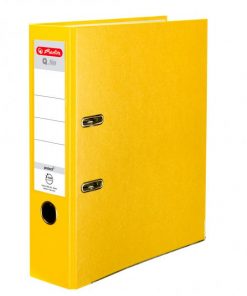 Zakladač pákový Herlitz Q.file 8cm žltý