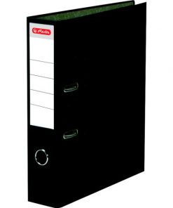 Zakladač pákový Herlitz Mramor 8cm čierny