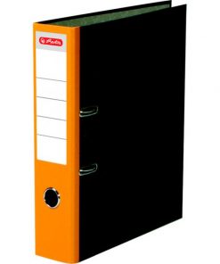 Zakladač pákový Herlitz Mramor 8cm žltý