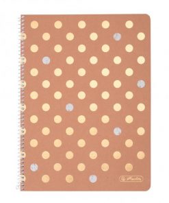 Blok poznámkový štvorčekový Herlitz Pure Glam A4 80 listov