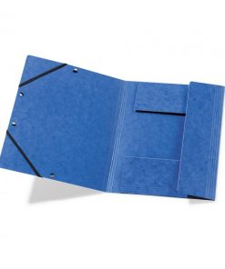 Prešpánový obal s gumičkou Herlitz modrý