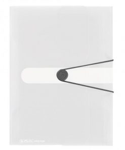 Plastový obal s gumičkou Herlitz číry