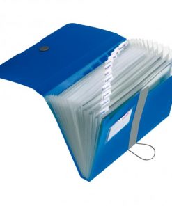 Aktovka plastová s priehradkami Herlitz Easy Orga nepriehľadná modrá