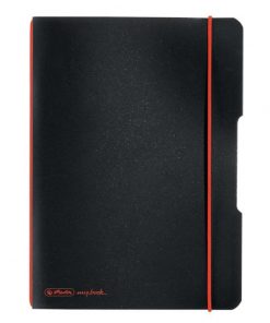 Zošit Herlitz my.book Flex A5 40 listov štvorčekový PP čierny