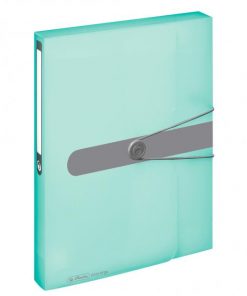 Plastový box s gumičkou Herlitz A4 PP mint