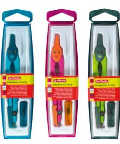 Kružidlo Herlitz + náhradné tuhy, mix farieb