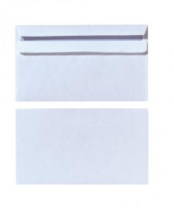 Poštové obálky DL Herlitz samolepiace s vnútornou potlačou, biele, 100 ks