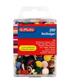 Pripináčiky farebné Herlitz 200ks