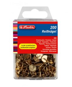 Pripináčiky zlaté Herlitz 200ks