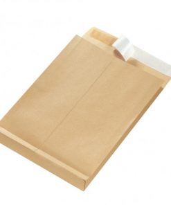 Taška B4 Herlitz s X dnom a odtrhávacou páskou 250 x 353 mm 130g hnedá 25ks