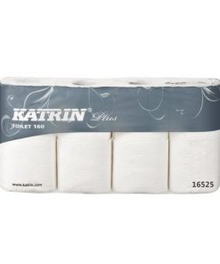 Toaletný papier 3-vrstvový KATRIN Plus Toilet 160, návin 17,25 m (8 ks)