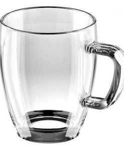 Hrnčeky sklenené CREMA 400ml 6ks