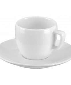 Šálky s podšálkami CREMA na espresso 75ml 6ks