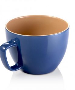 Extra veľký hrnček CREMA SHINE modrá 860ml