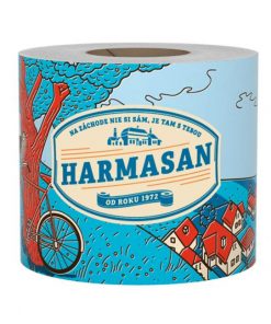Toaletný papier 1-vrstvový HARMASAN farba prírodná 50 m