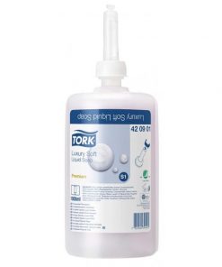 Tekuté mydlo TORK luxusné jemné 1 l fialové S1