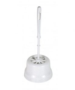 Toaletná WC kefa so stojanom plastová MIX farieb