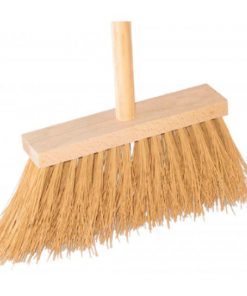 Metla drevená na chodník s násadou Cedric