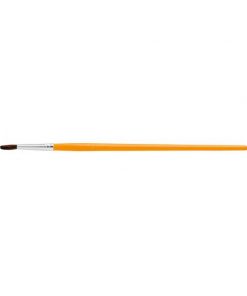 Štetec guľatý č. 6 so žltou rúčkou 12ks