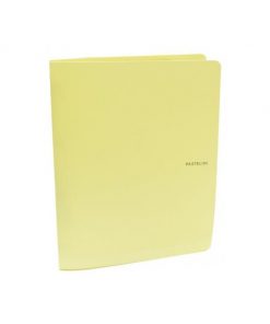 Zakladač 4-krúžkový Karton PP Pastelini PP žltý