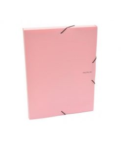 Plastový box s gumičkou Karton PP Pastelini ružový