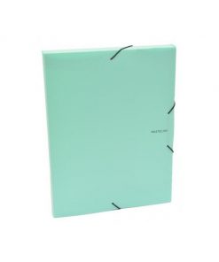 Plastový box s gumičkou Karton PP Pastelini zelený