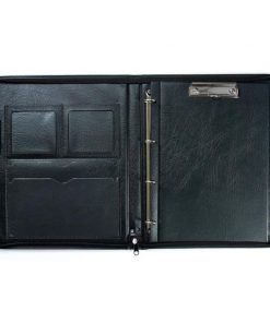 Konferenčná mapa A4 KARTON PP Hanibal imitácia kože čierna