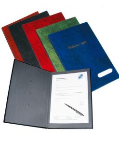 Podpisová kniha plastová 14 KARTON PP modrá