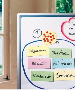 Moderačný papier 100 ks biely