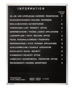 Informačná tabuľa PREMIUM 80x60 cm