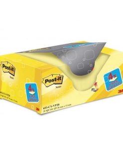 Samolepiaci bloček Post-it 38x51 žlté 20x100l