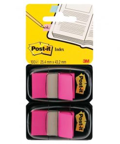Záložky Post-it Index široké 25,4x43,2 ružová 2ks