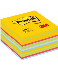 Samolepiaci bloček Post-it, 76x76 mm, mix farieb