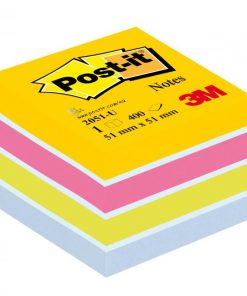 Samolepiaci bloček Post-it 51x51 mini mix farieb