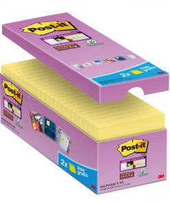 Samolepiaci bloček Post-it Super Sticky žlté 76x76mm 16x90l