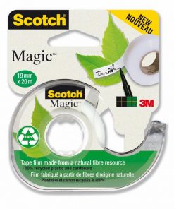 Lepiaca páska Scotch Magic neviditeľná popisovateľná 900 19 mm x 20 m s dispenzorom